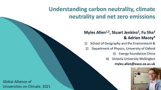 Understanding carbon neutrality, climate neutrality and net zero emissions